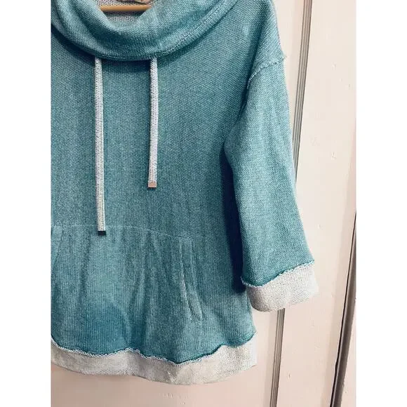 Soft surroundings crowl neck sweater - Picture 4 of 7